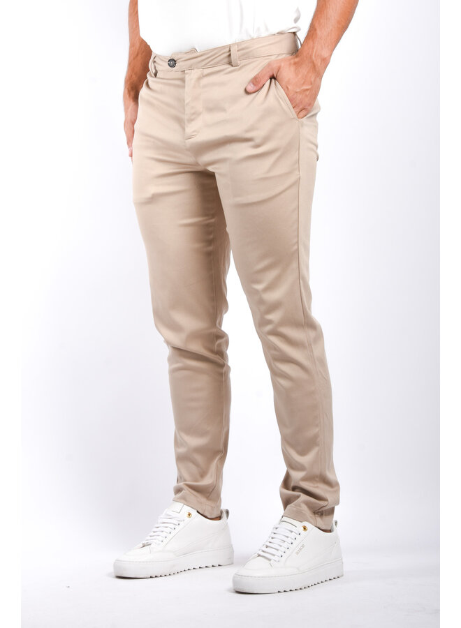 Dynamic Stretch Trousers "Aurelio" Beige