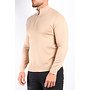 Half Zipped Sweater “Alessio” Beige