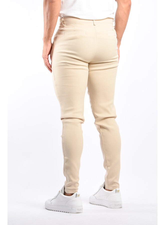 Stretch Pantalon Beige
