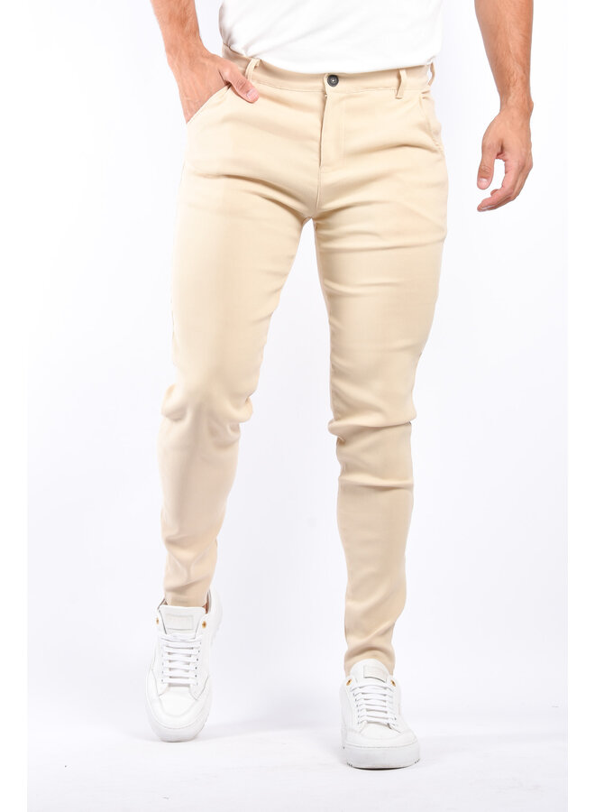 Stretch Pantalon Beige