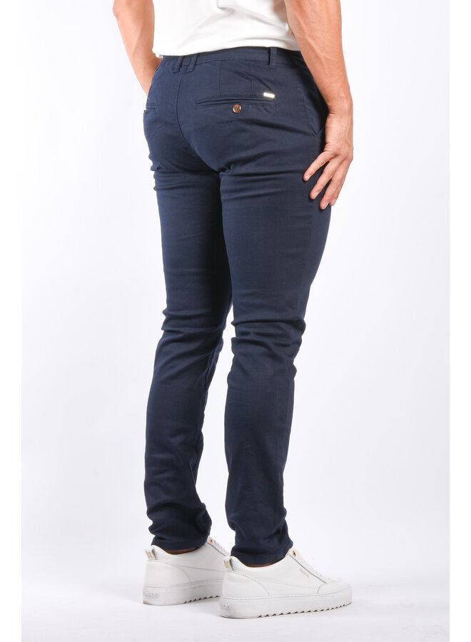 Premium Chino Trousers “Jaho” Navy Blue