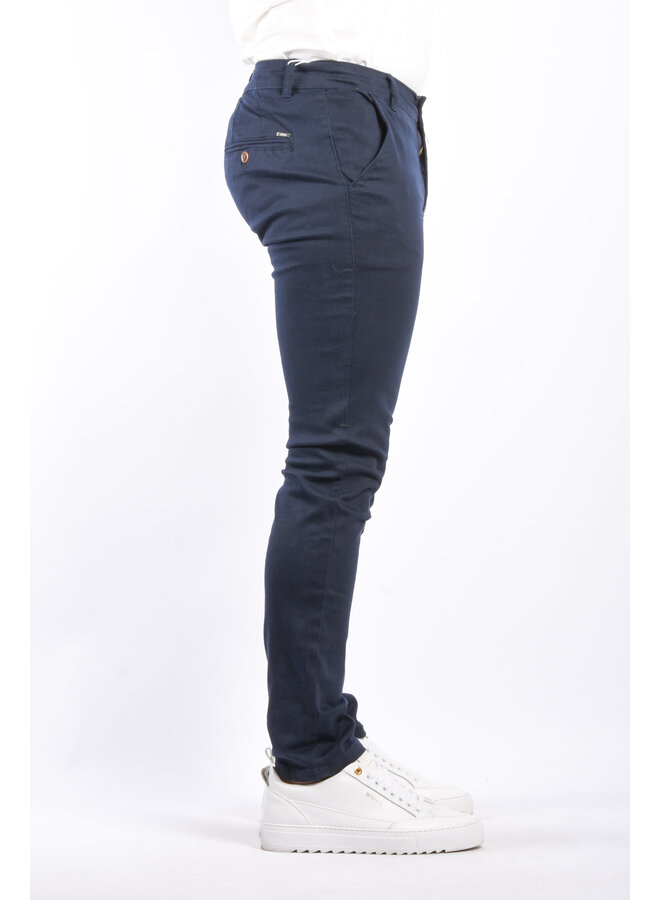 Premium Chino Trousers “Jaho” Navy Blue