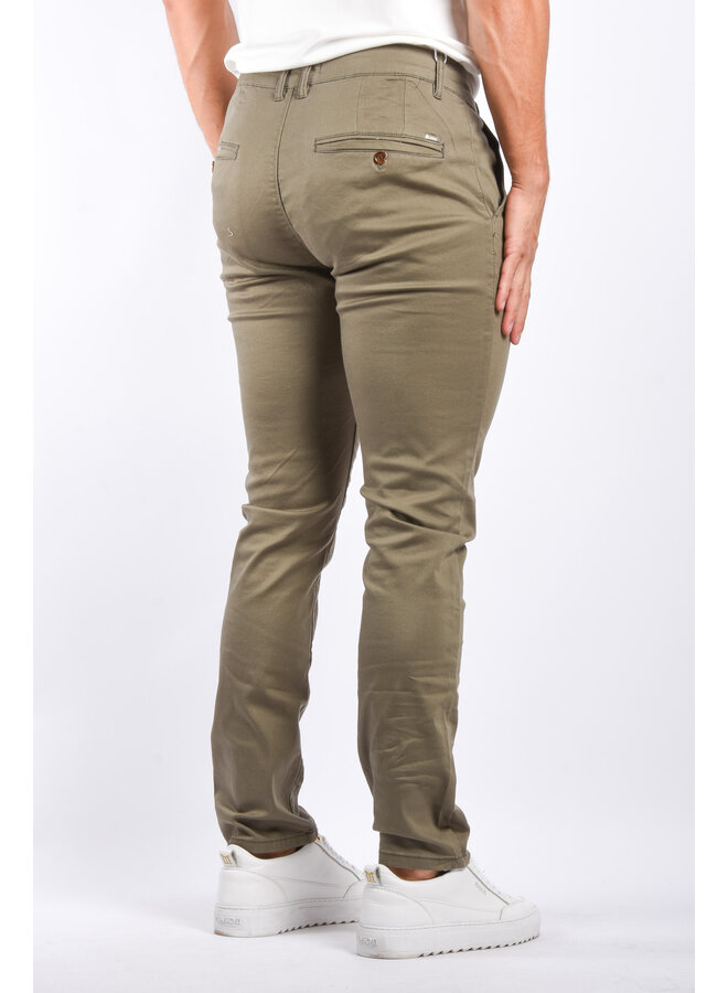 Premium Chino Trousers “Jaho” Khaki Green