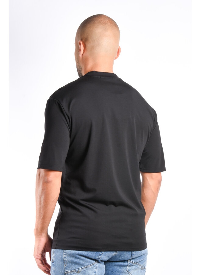 Mercerised Luxe T-shirt Black