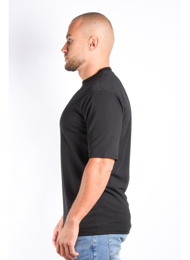 Mercerised Luxe T-shirt Black