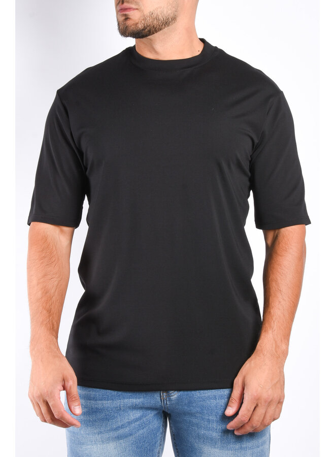 Mercerised Luxe T-shirt Black