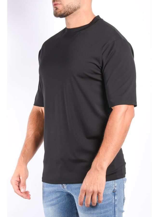 Mercerised Luxe T-shirt Black