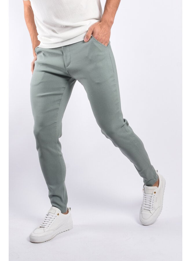 Stretch Pantalon Pastel Green