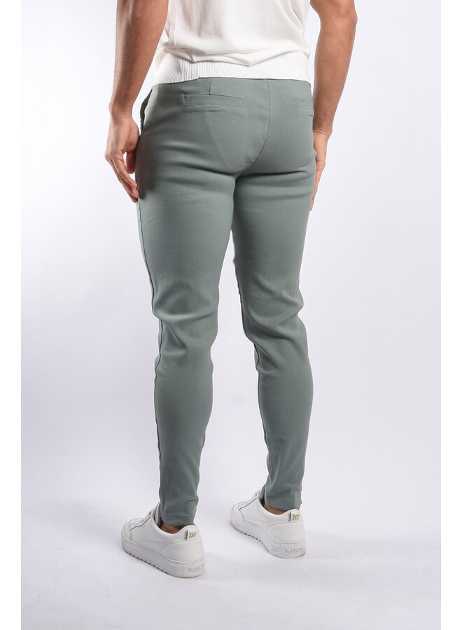 Stretch Pantalon Pastel Green