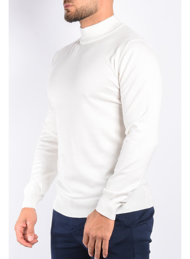Basic Premium Turtle Neck - White