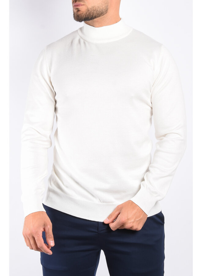 Basic Premium Turtle Neck - White