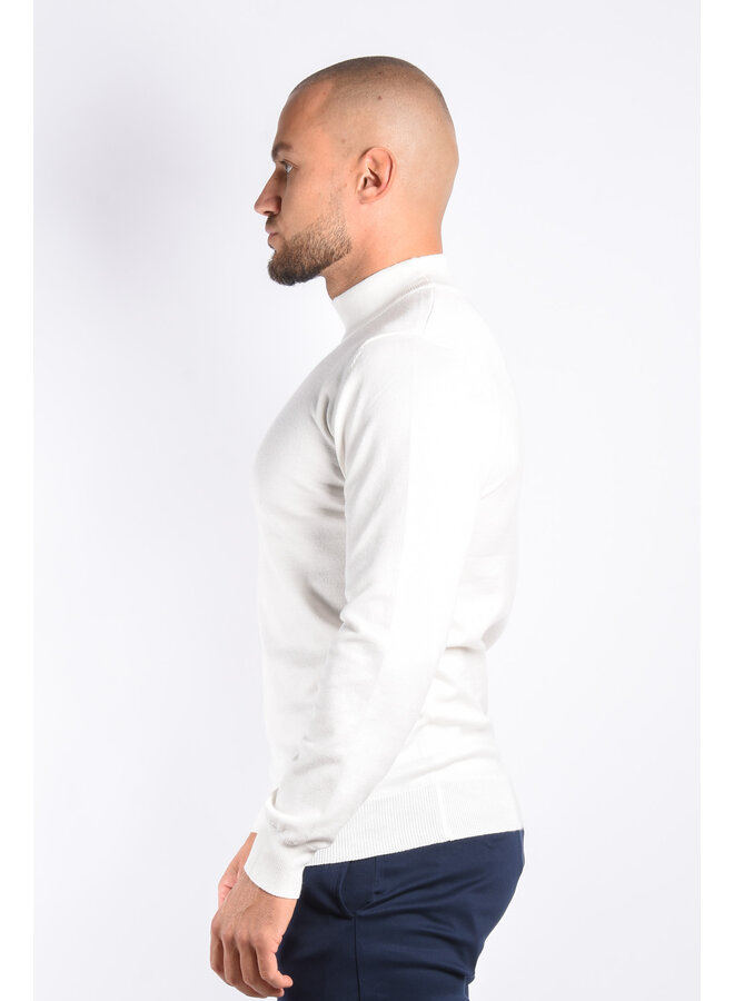 Basic Premium Turtle Neck - White