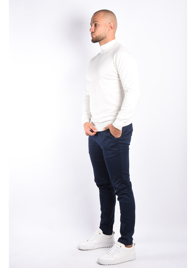 Basic Premium Turtle Neck - White