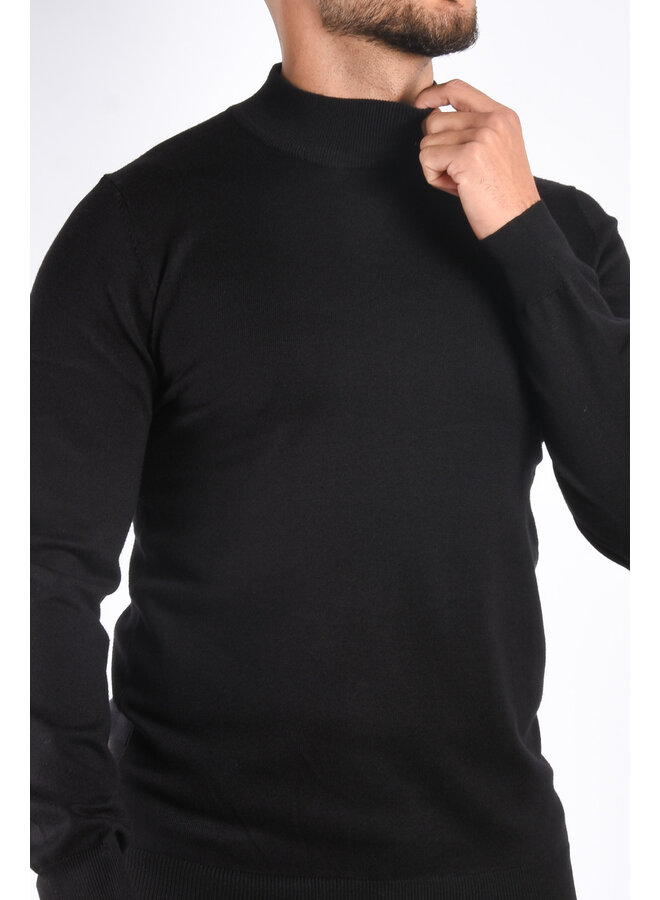 Basic Premium Turtle Neck - Black