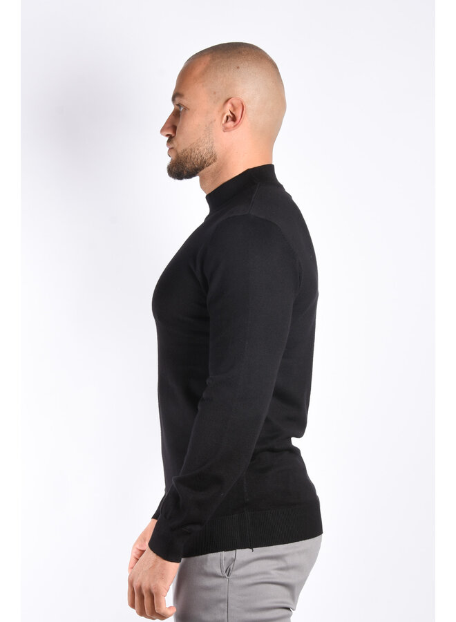 Basic Premium Turtle Neck - Black