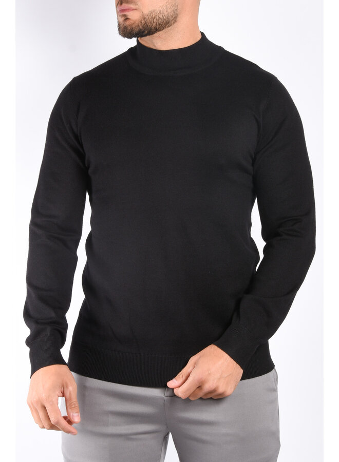 Basic Premium Turtle Neck - Black
