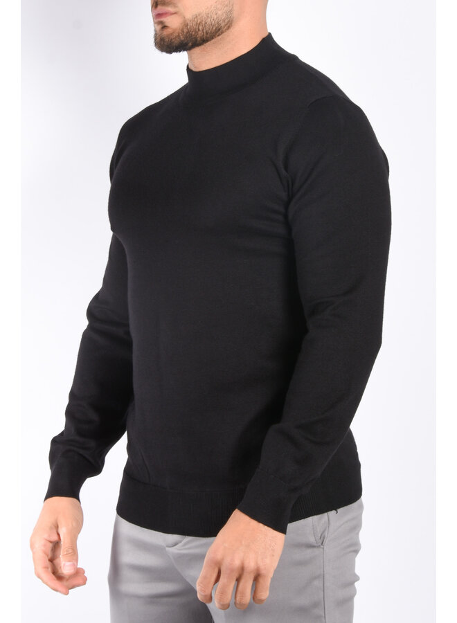 Basic Premium Turtle Neck - Black
