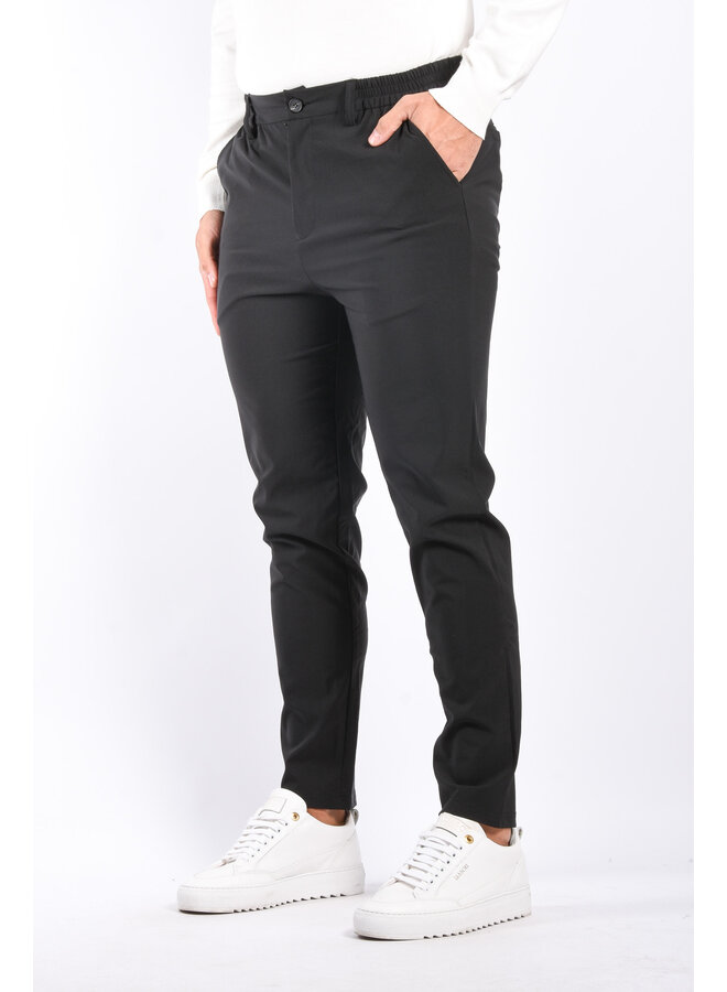 Premium Stretch Trousers “Rocco” - Black