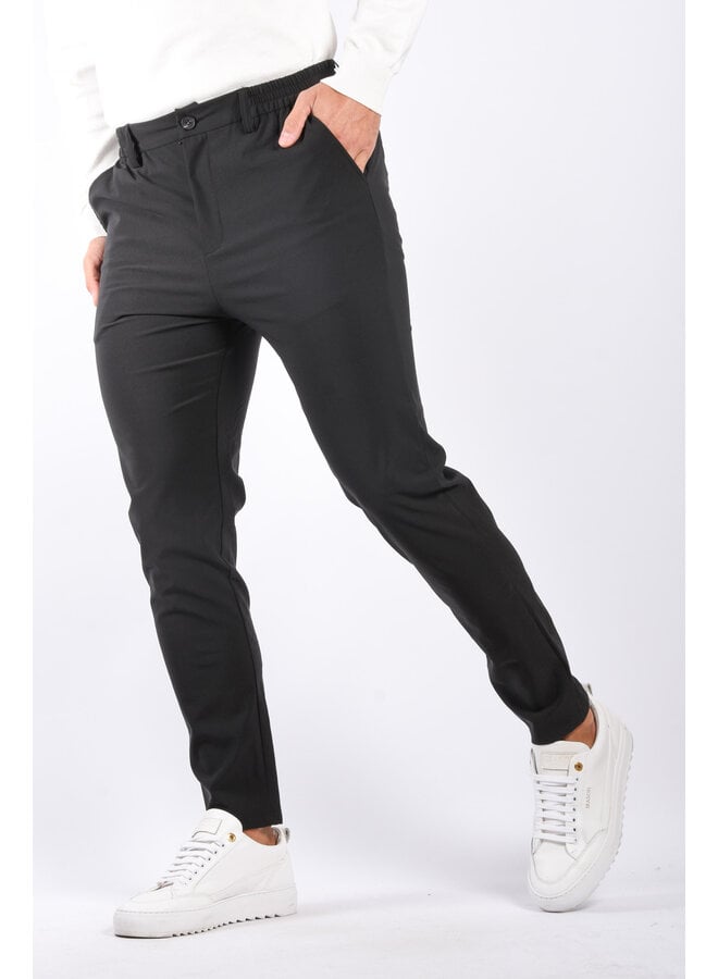 Premium Stretch Trousers “Rocco” - Black