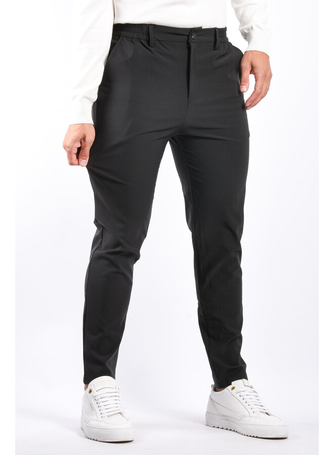 Premium Stretch Trousers “Rocco” - Black