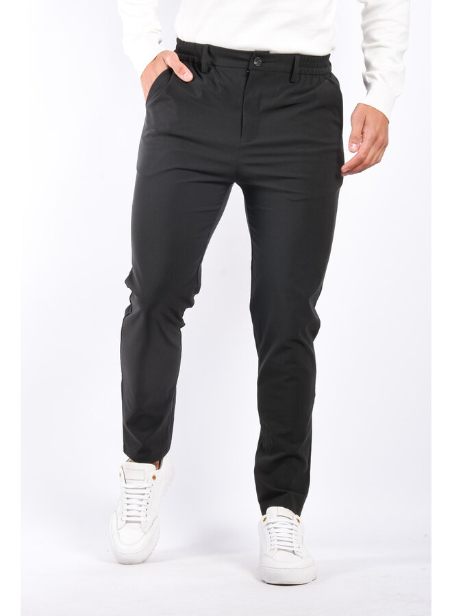 Premium Stretch Trousers “Rocco” - Black