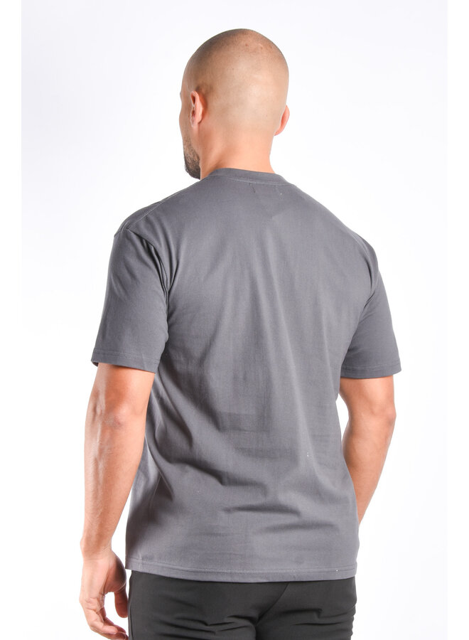 Basic t-shirt regular fit “kris”  Gray