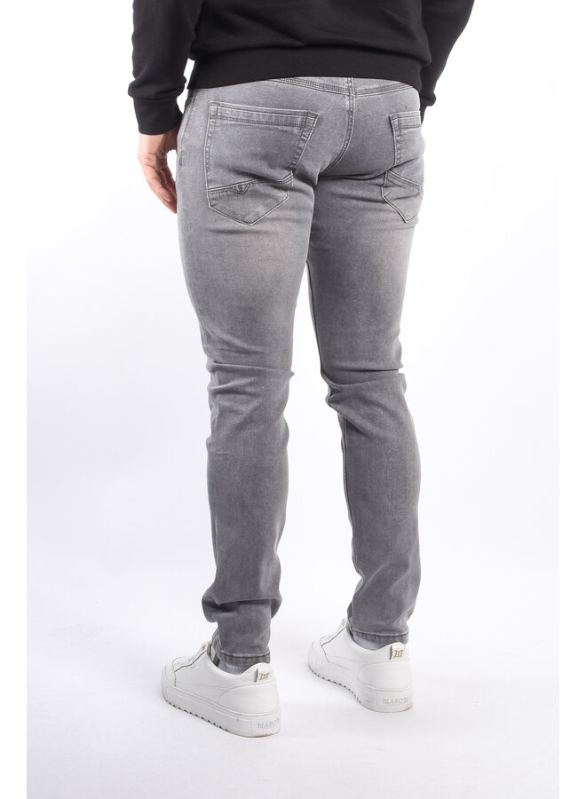 Slim Fit Stretch Jeans “Alpha” Light Grey