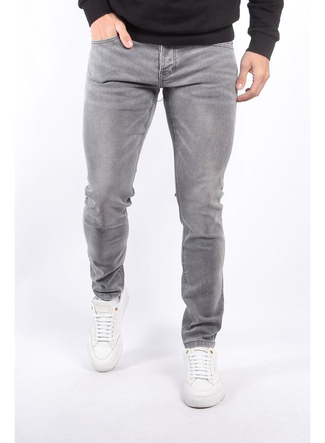 Slim Fit Stretch Jeans “Alpha” Light Grey