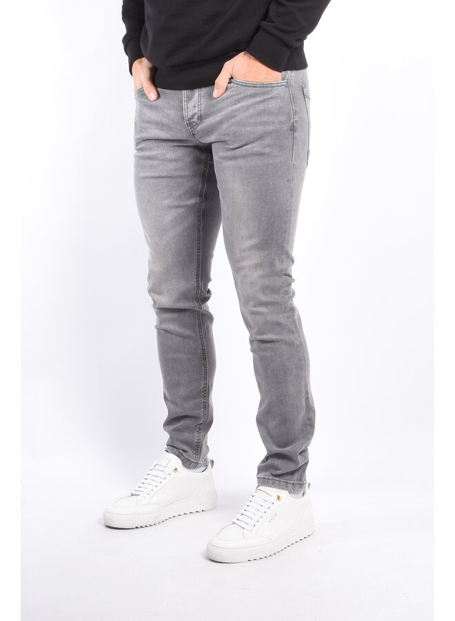 Slim Fit Stretch Jeans “Alpha” Light Grey