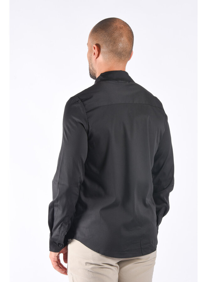 Premium Mercerised Blouse Black