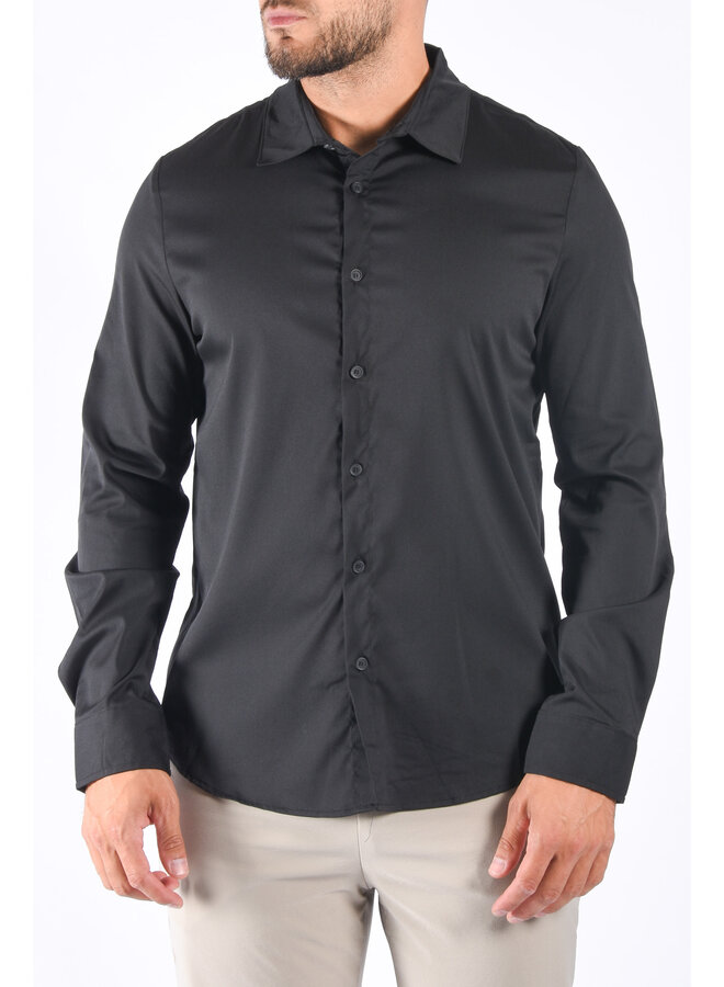 Premium Mercerised Blouse Black