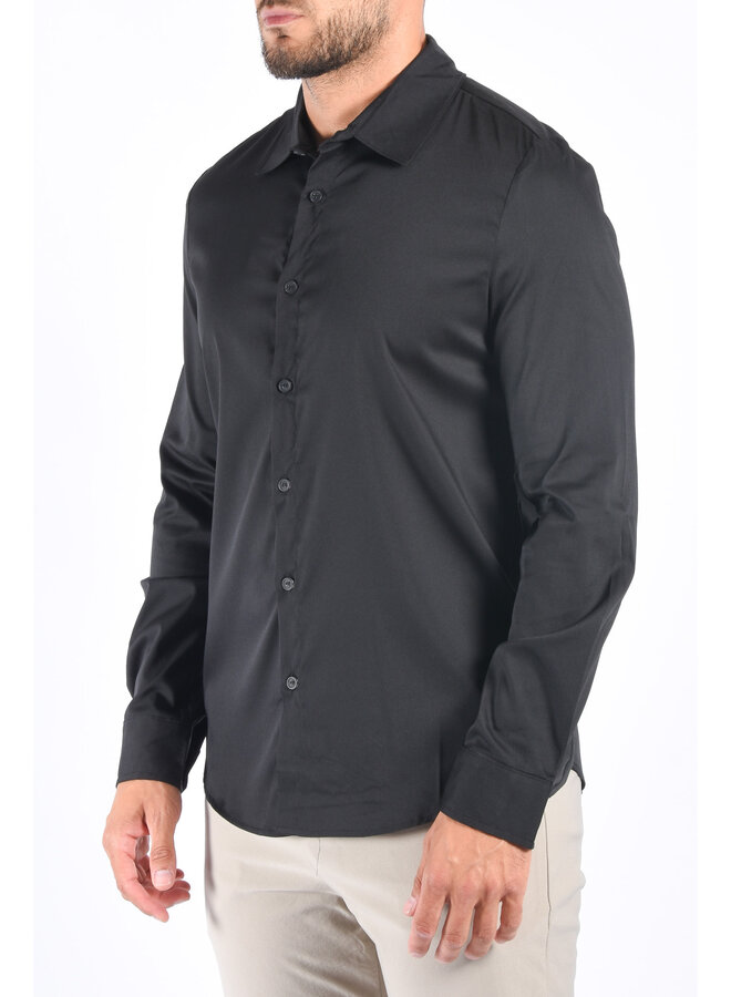 Premium Mercerised Blouse Black