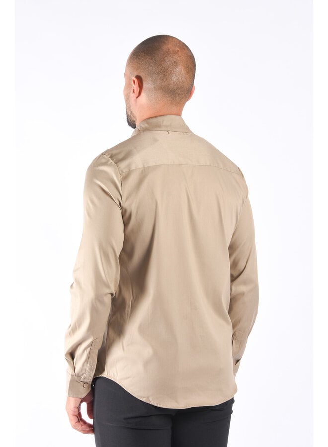 Premium Mercerised Blouse  Beige