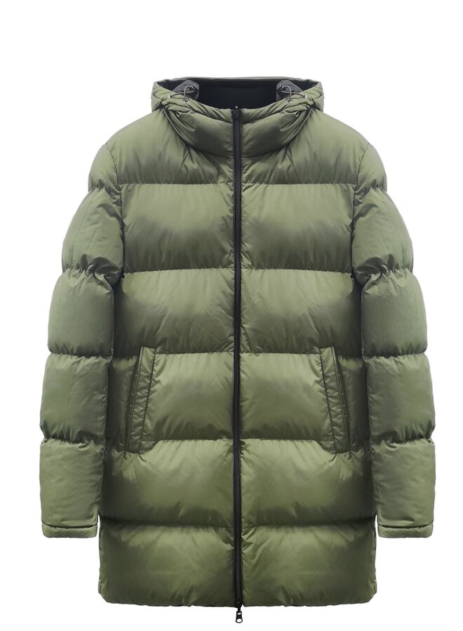 Reversible Winter Jacket “Mick” Black/Green