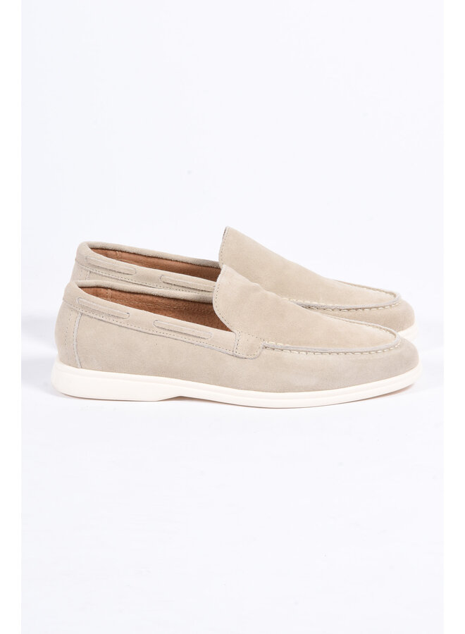 Premium Loafers “Santino” Beige Suede