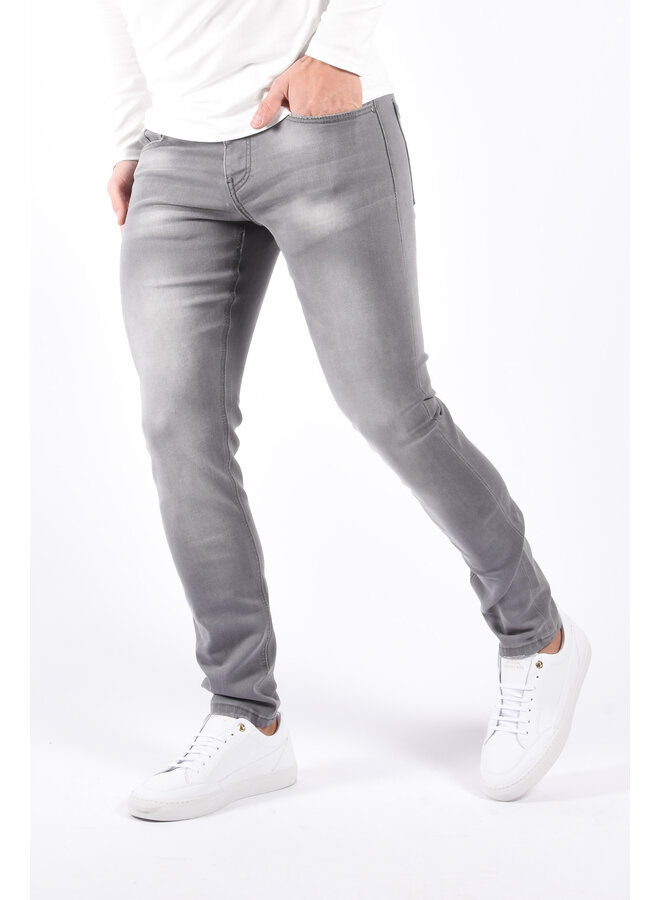 Slim Fit Stretch Jeans ‘01 Basic Grey Washed