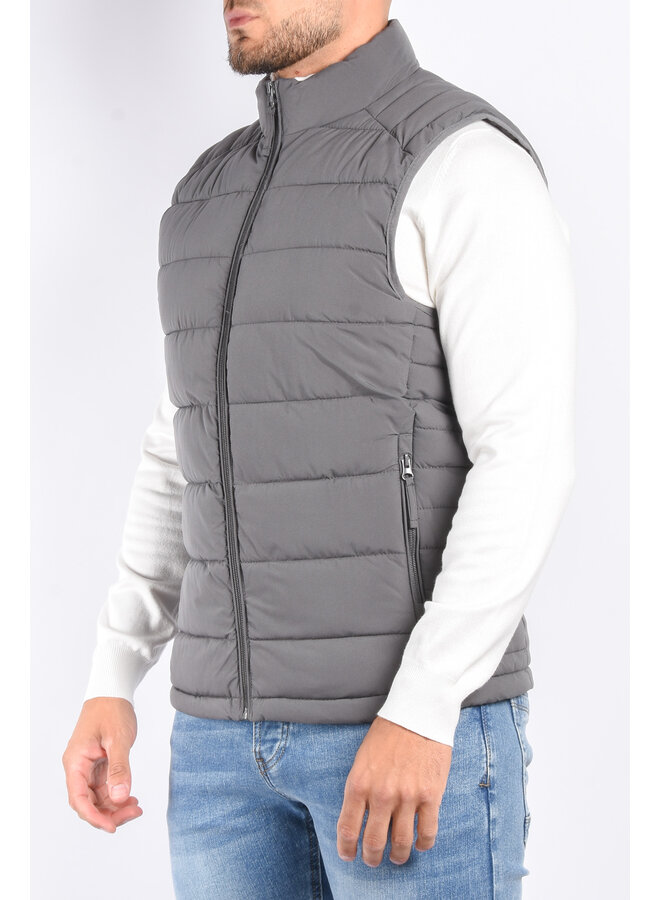 Padded Bodywarmer “Nevn” Deep Grey