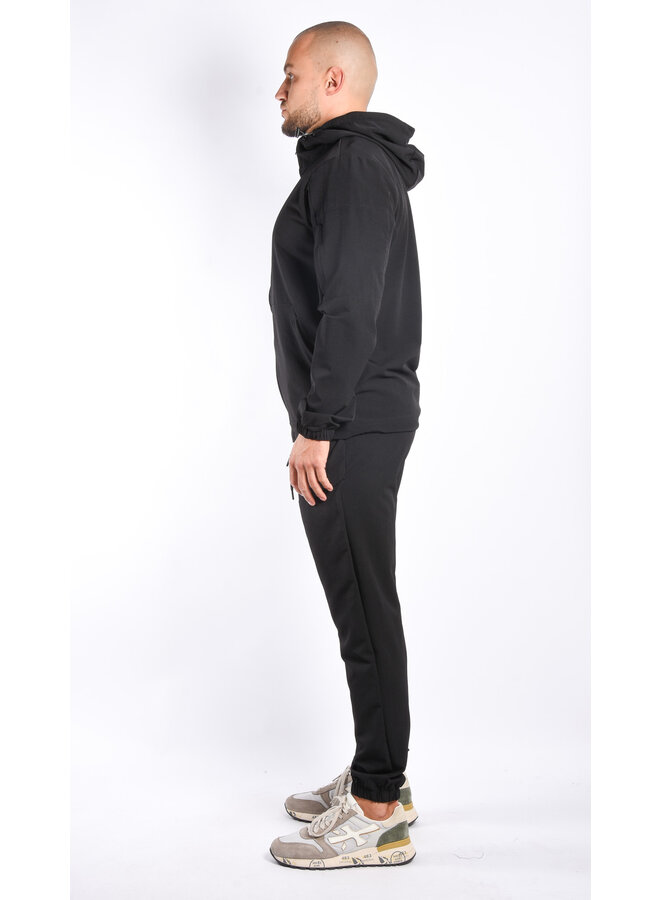 Premium Dynamic Stretch Tracksuit Black