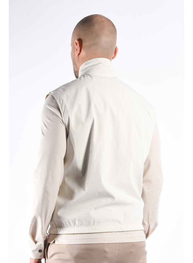 Premium Reversible Bodywarmer "Varallo" Sand / Light Beige