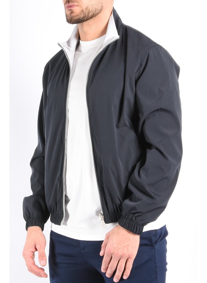 Premium Reversible Jacket "Vazio" Deep Blue / Light Grey