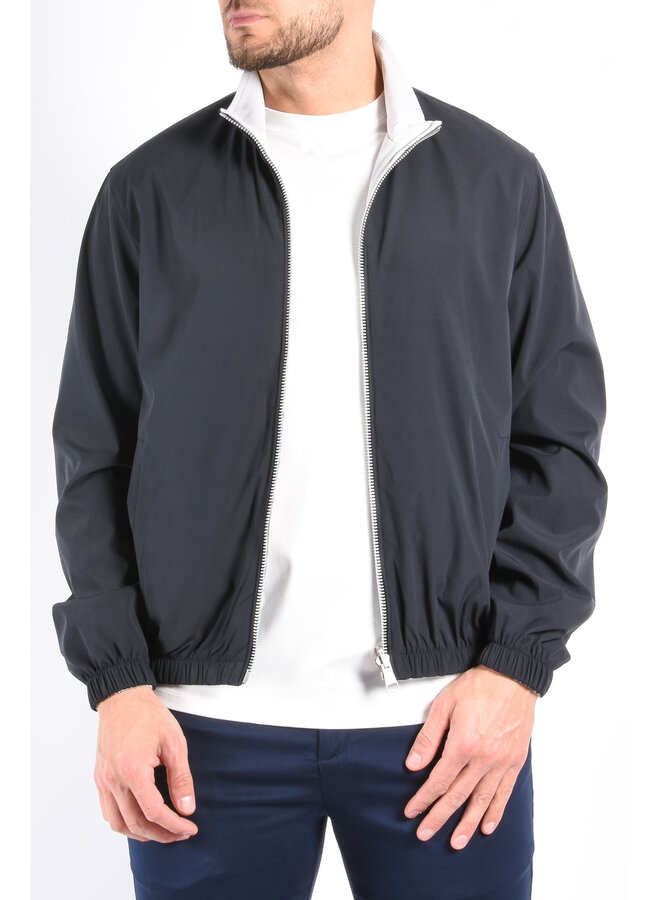 Premium Reversible Jacket "Vazio" Deep Blue / Light Grey