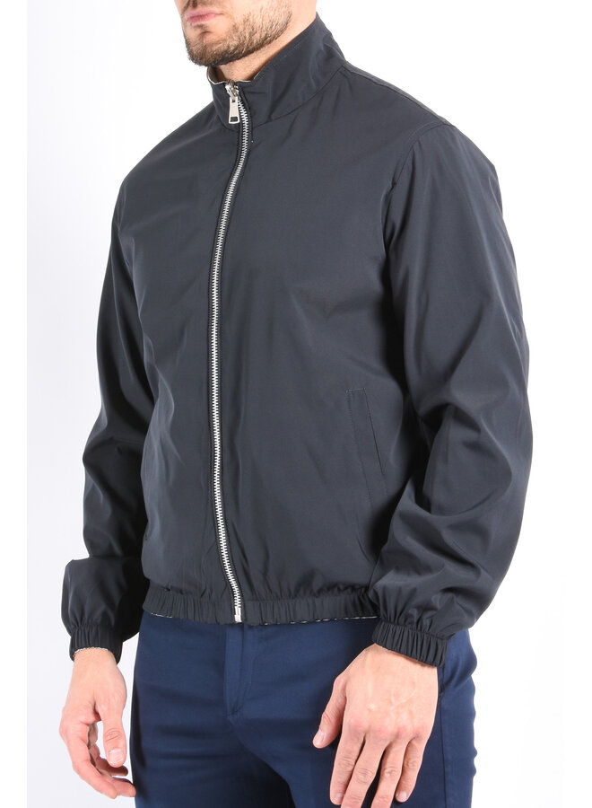 Premium Reversible Jacket "Vazio" Deep Blue / Light Grey