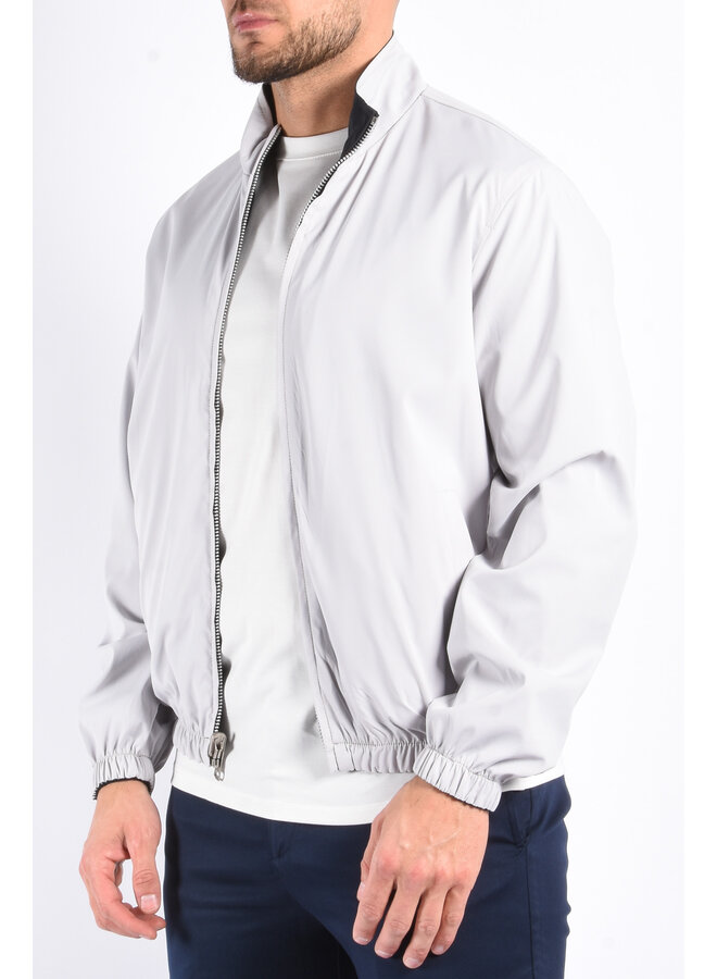 Premium Reversible Jacket "Vazio" Deep Blue / Light Grey