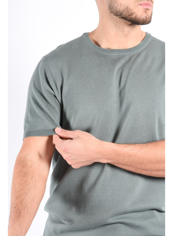 Premium Knit T-Shirt “Rafael” Forest Green
