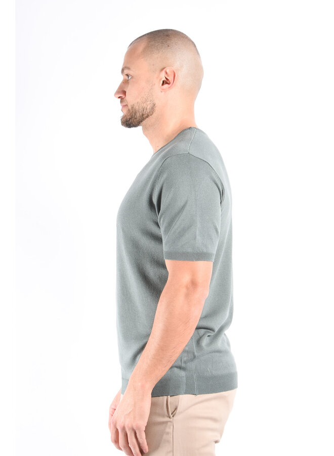 Premium Knit T-Shirt “Rafael” Forest Green