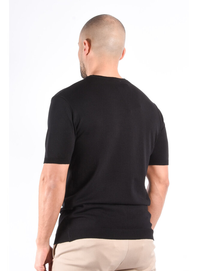 Premium Knit T-Shirt “Rafael” Black
