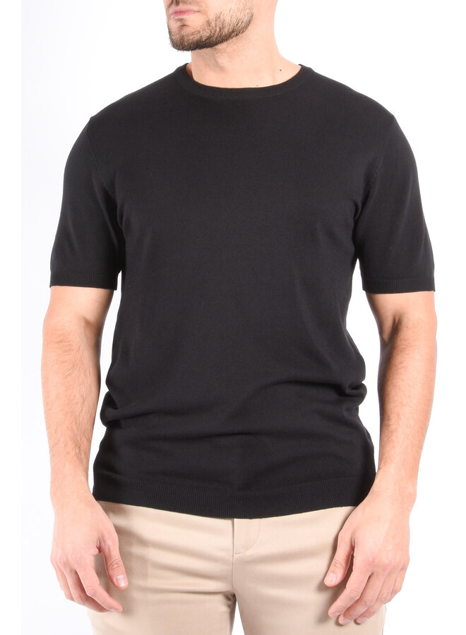 Premium Knit T-Shirt “Rafael” Black