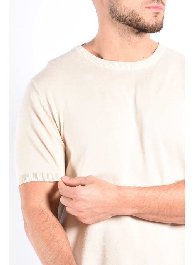 Premium Knit T-Shirt “Rafael” Beige