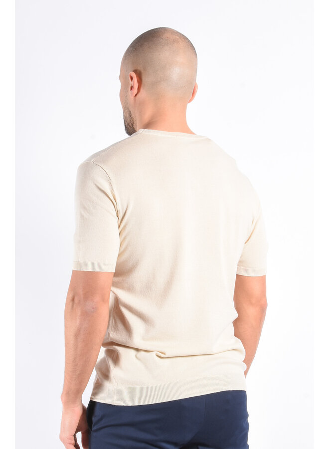 Premium Knit T-Shirt “Rafael” Beige