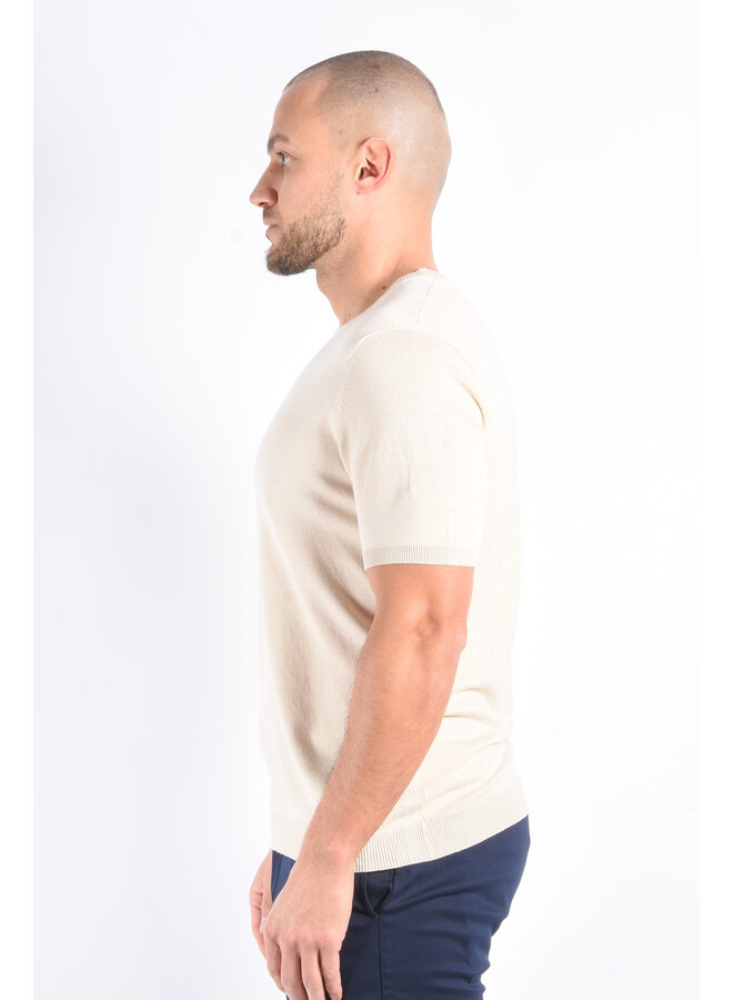 Premium Knit T-Shirt “Rafael” Beige